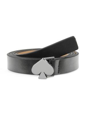 kate spade new york Logo Leather Belt on SALE | Saks OFF 5TH display picture 2
