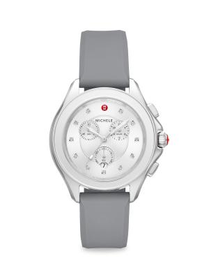 Michele Cape 38MM Stainless Steel & Silicone Strap  display picture 1