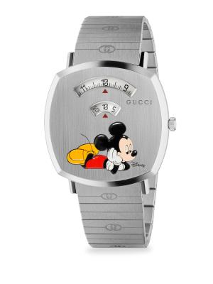 Gucci Disney x Gucci Grip Stainless Steel Case 38MM Mickey Mouse
