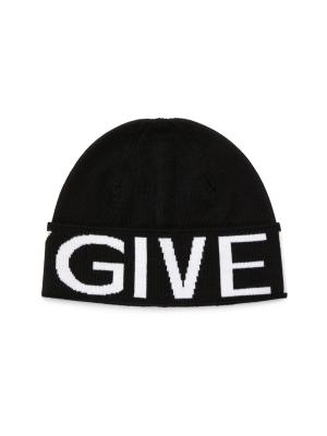 Givenchy Logo Wool Beanie on SALE | Saks OFF 5TH