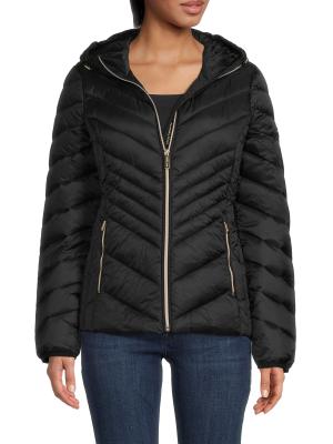 MICHAEL Michael Kors Packable Hooded Puffer Jacket on SALE | Saks
