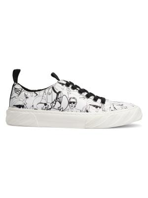 Karl Lagerfeld Paris
 Mirren Logo Embellished Slip On Sneakers