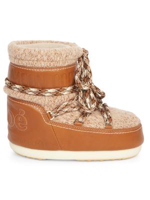 Chloé Moon Boot x Chloe Wool Ankle Boots on SALE | Saks OFF 5TH