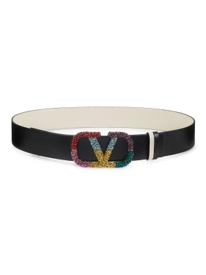 Valentino Garavani reversible waist belt. Never worn purchased from Saksoff5th VALENTINO GARAVANI VLOGO reversible leather belt | NET-A-PORTER main image 2