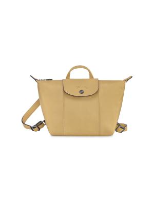 Longchamp Le Pliage Cuir Backpack on SALE | Saks OFF 5TH display picture 3