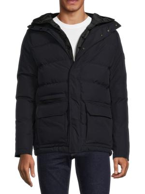 Cavalli Class by Roberto Cavalli Tech City Hooded Parka on SALE