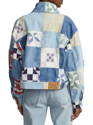 Patchwork Denim Trucker Jacket