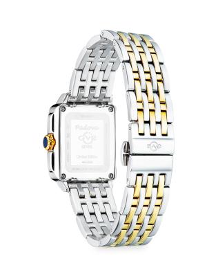 GV2 Padova 27 x 30MM Two Tone Stainless Steel & 0.15 TCW  display picture 3