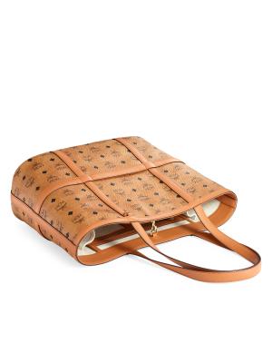 MCM Medium Delmy Visetos Shopper on SALE Saks OFF 5TH