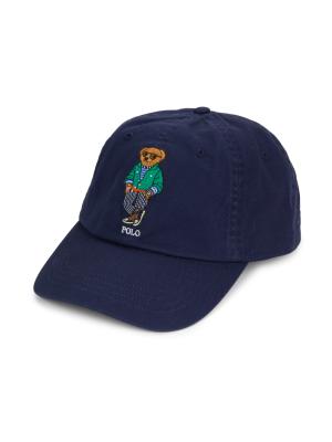 Polo Ralph Lauren Polo Bear Cotton Baseball Cap on SALE  display picture 2