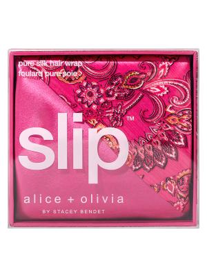 slip Alice Olivia Print Silk Hair Wrap on SALE | Saks OFF 5TH