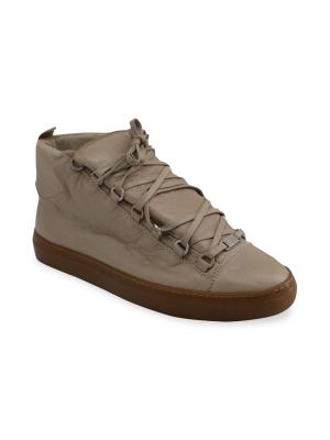 Balenciaga Balenciaga Arena High-Top Sneakers In Olive Green  display picture 3