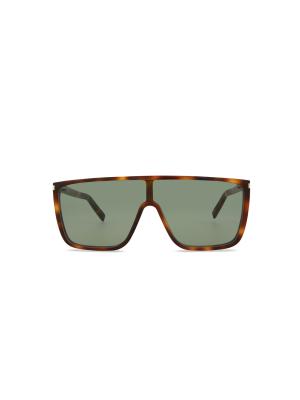 Saint Laurent 99MM Shield Sunglasses on SALE | Saks OFF 5TH display picture 1