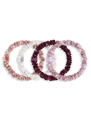 slip Crystal Manhattan Nights 4-Piece Silk Scrunchie Set on 