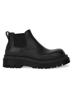 Bottega Veneta Tire Leather Chelsea Boots on SALE | Saks OFF 5TH display picture 3