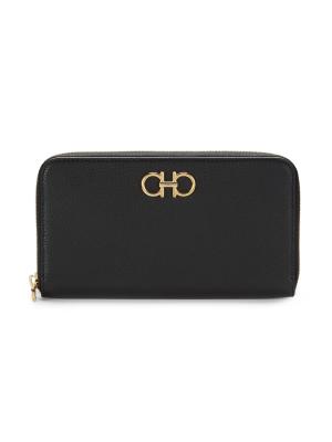 FERRAGAMO Gancini Leather Continental Wallet on SALE | Saks  display picture 1