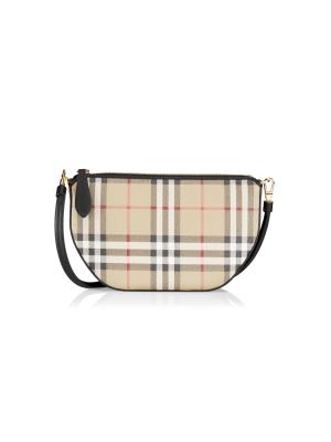 Burberry Olympia Vintage Check Pouch On Strap on SALE | Saks OFF 5TH