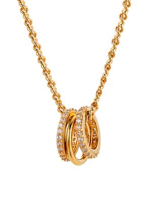 Ajoa by Nadri 18K Goldplated & Cubic Zirconia Pendant Necklace/16