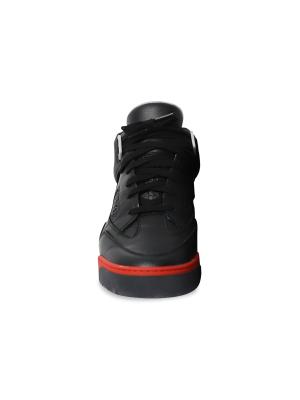 Maison Margiela Deadstock High Top Sneakers In Black Leather