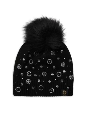 Furlux Faux Fur Pom Cashmere Blend Beanie on SALE | Saks OFF 5TH display picture 3