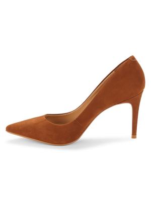 90MM Point Toe Suede Pumps