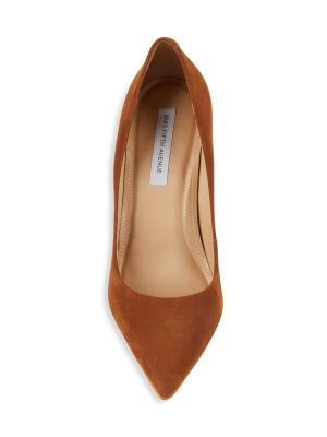 90MM Point Toe Suede Pumps