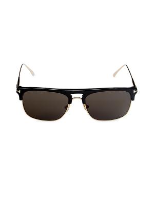 TOM FORD 56MM Clubmaster Sunglasses on SALE | Saks OFF 5TH display picture 3