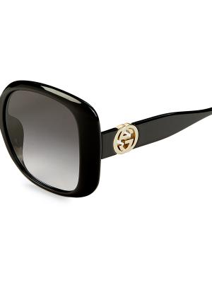 Gucci 57MM Square Sunglasses on SALE | Saks OFF 5TH display picture 2