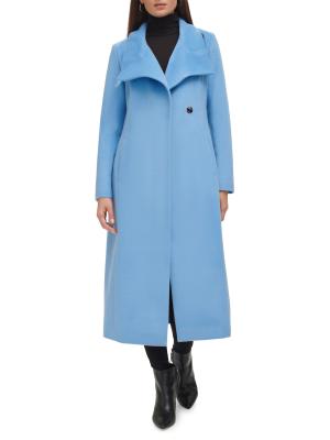 Kenneth Cole Belted Wool Blend Wrap Coat on SALE | Saks OFF 5TH