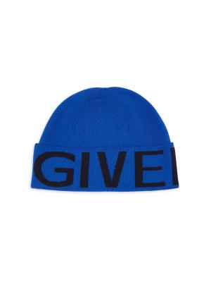 Givenchy Logo Wool Beanie on SALE | Saks OFF 5TH