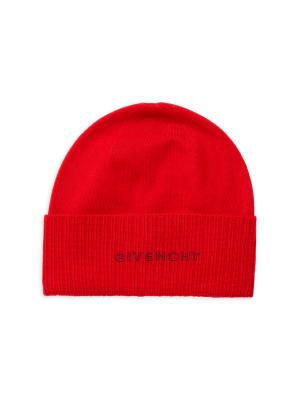 Red Givenchy Beanie hat Givenchy Beanie Red on SALE | Fashionesta main image 4