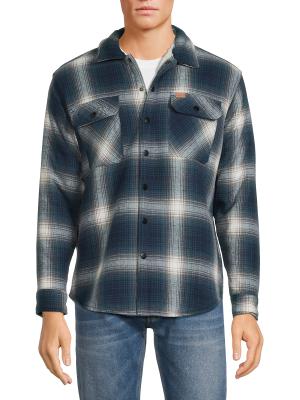 Matix Faux Shearling Lined Flannel Shacket on SALE | Saks OFF 5TH