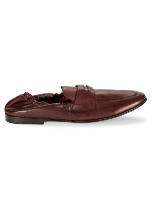 Dolce&Gabbana Logo Leather Loafers on SALE | Saks OFF 5TH display picture 1