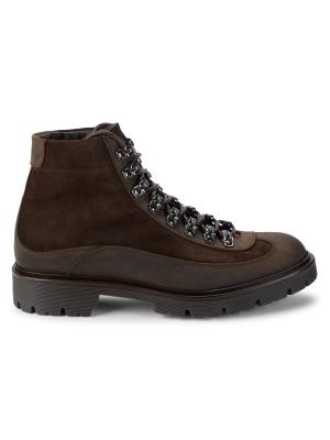 Good Man Brand Suede & Leather Hiking Boots on SALE | Saks  display picture 1