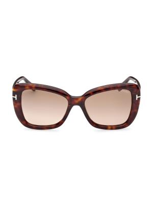 TOM FORD Maeve 55MM Butterfly Sunglasses on SALE | Saks OFF 5TH display picture 1