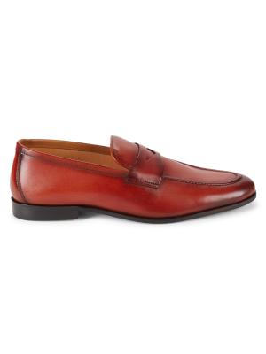 Saks Fifth Avenue Toby Leather Penny Loafers on SALE | Saks  display picture 1