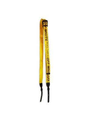 Off-White Vibrant Yellow Strap with Black Accents OFF-WHITE Travel Luggage Belt Yellow – MAISONDEFASHION.COM main image 2