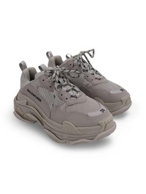 Balenciaga Balenciaga Triple S Sneakers In Grey Polyester  display picture 2