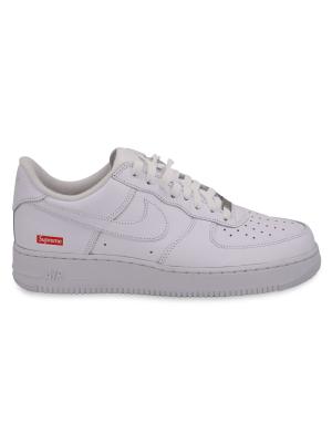Supreme Supreme X Nike Air Force 1 Sneakers In White Leather