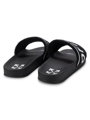 Off-White Logo Slides on SALE | Saks OFF 5TH display picture 1