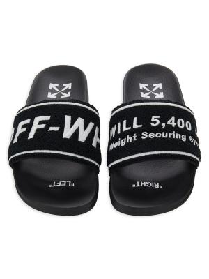 Off-White Logo Slides on SALE | Saks OFF 5TH display picture 3
