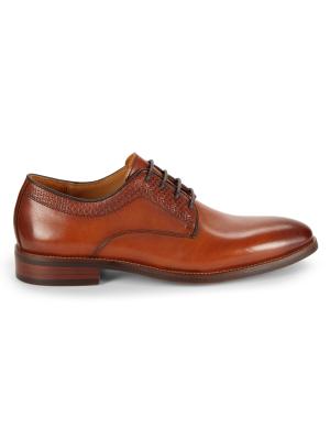 Saks Fifth Avenue, men’s brown leather shoes, size 11 Saks Fifth Avenue Brown Leather Loafers Men main image 2