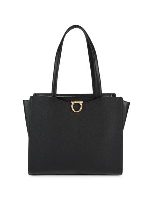 FERRAGAMO Gemini Leather Shoulder Bag on SALE | Saks OFF 5TH