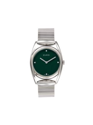 Gucci Horsebit Stainless Steel & 0.023 TCW Diamond Bracelet  display picture 3