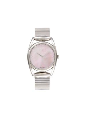 Gucci Vintage Web Transparent Cream
Mother of Pearl Watch Gucci 6000.2.l Vintage Ladies Watch: 90s Gold Mother of  main image 4