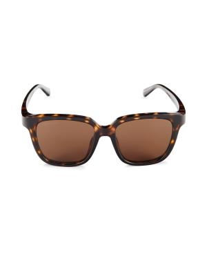 Balenciaga Tortoise Shell Sunglasses Balenciaga - Square-Frame Logo-Print Tortoiseshell Acetate  main image 3