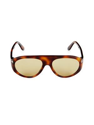 TOM FORD 57MM Round Aviator Sunglasses on SALE | Saks OFF 5TH display picture 1
