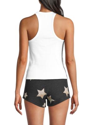 Ribbed Racerback Tank Top