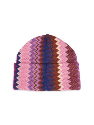 Missoni Chevron-Knit Wool-Blend Beanie on SALE | Saks OFF 5TH display picture 1