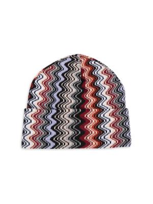 Missoni Chevron-Knit Wool-Blend Beanie on SALE | Saks OFF 5TH display picture 1